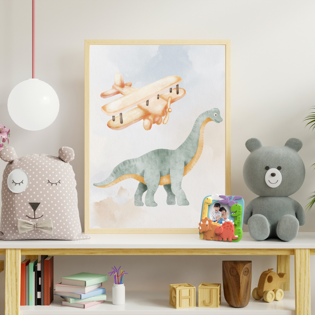 Celebrate your favorite prehistoric creatures with a unique custom dinosaur photo frame, perfect for any dino lover.